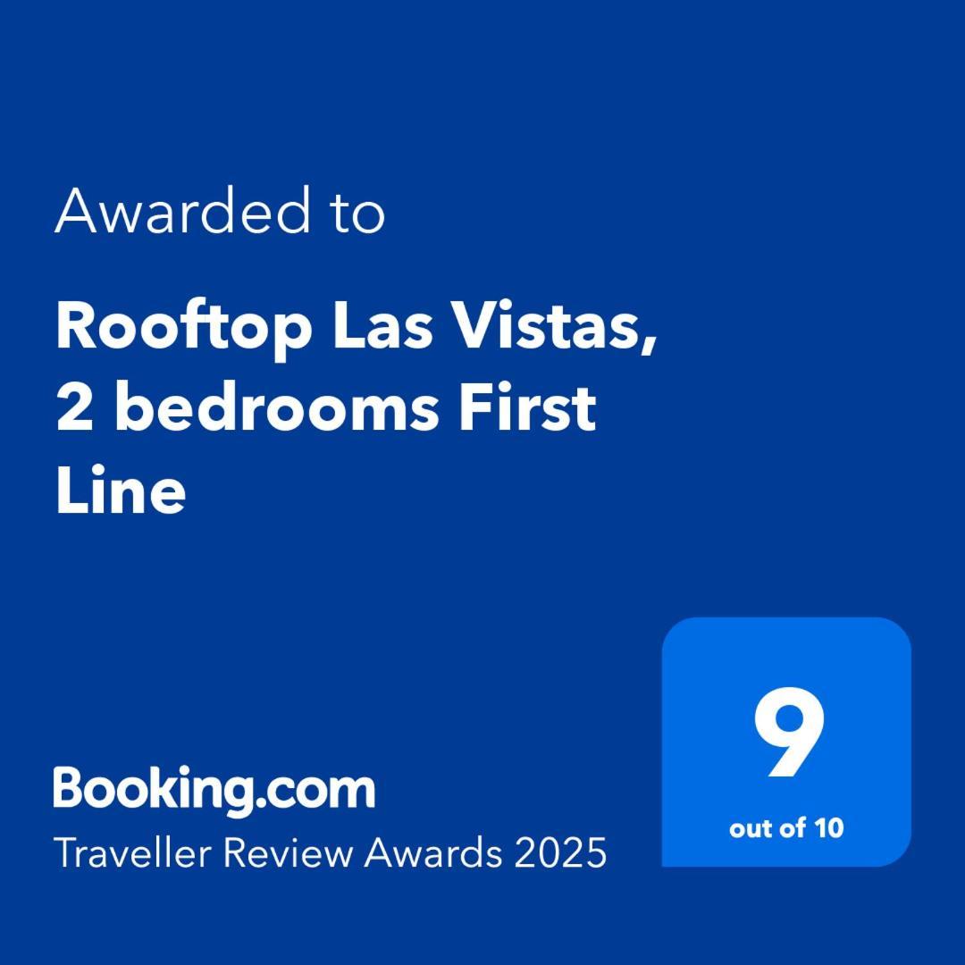 Rooftop Las Vistas, 2 Bedrooms First Line Лос Кристианос Екстериор снимка